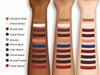 European Body Art Encore Injury Palette swatches on different skin tones