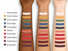 European Body Art Encore SFX Palette swatches on different skin tones