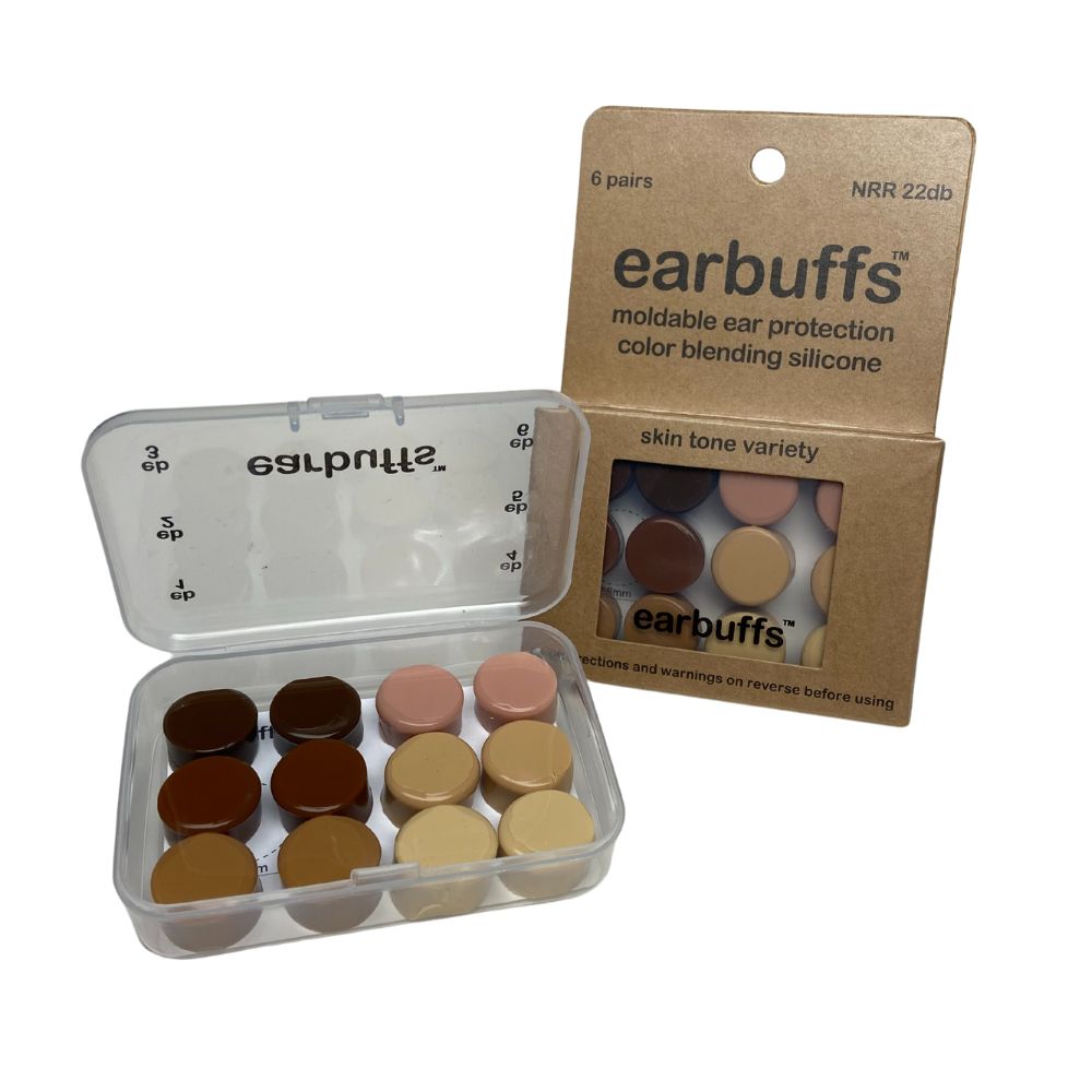 Earbuffs Moldable Ear Protection Color Blending Silicone 6 Pair ...
