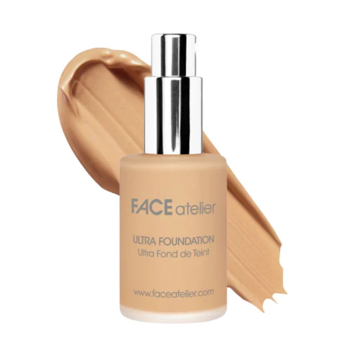 Face Atelier Ultra Foundation #5 Sepia 1oz with swatch