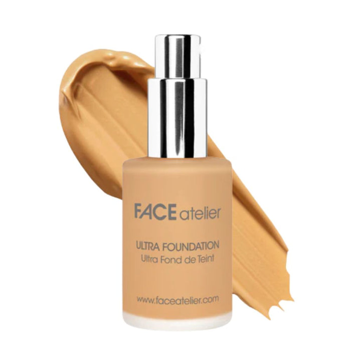 Face Atelier Ultra Foundation #7 Tan 1oz with swatch