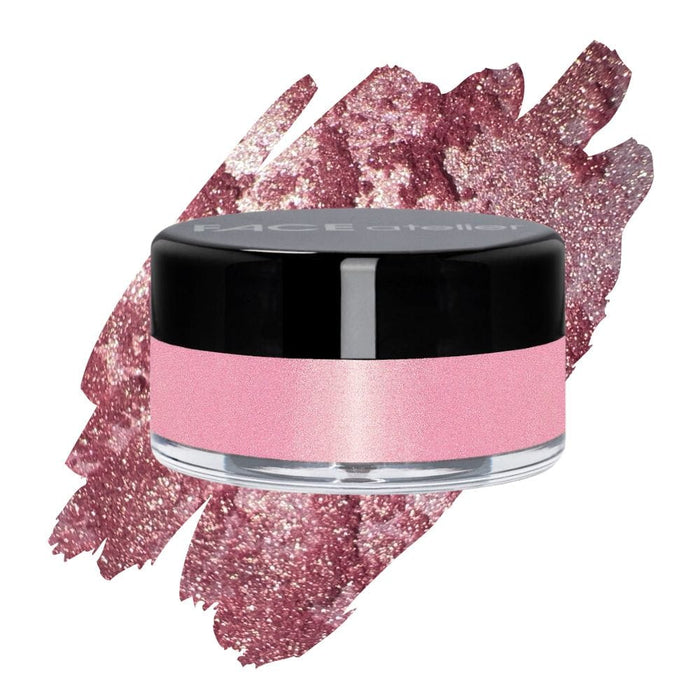 Face Atelier Shimmer Pink Glaze with swatch behind product