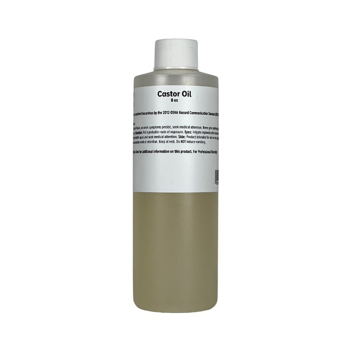 Castor Oil 8oz bottle with label
