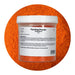 Flocking Powder Orange Mineral 2oz container with color swatch behind