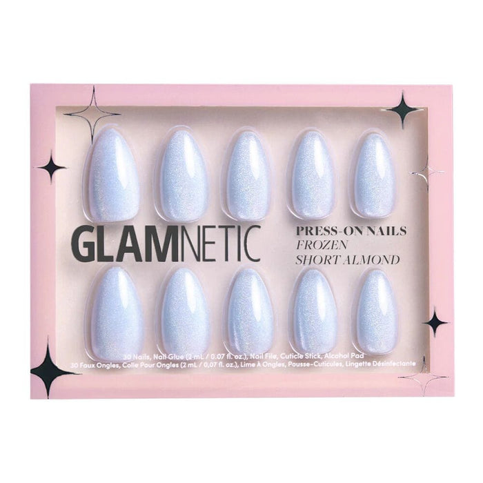 Glamnetic Press-On Nails Frozen in packaging