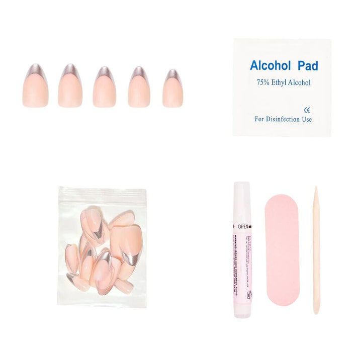 Glamnetic Press-On Nails Mirror Mirror kit contents 