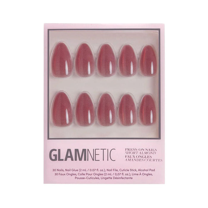 Glamnetic Press-On Nails Rose in box