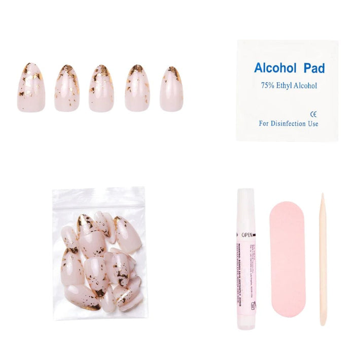 Glamnetic Press-On Nails 24K kit content needed