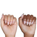 Glamnetic Press-On Nails 24K on 2 different skin tones