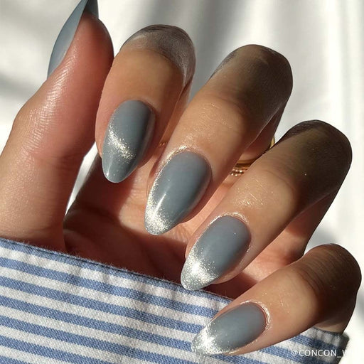 Glamnetic Press-On Nails Baby Blues stylized