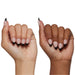 Glamnetic Press-On Nails Caviar two different skin tones