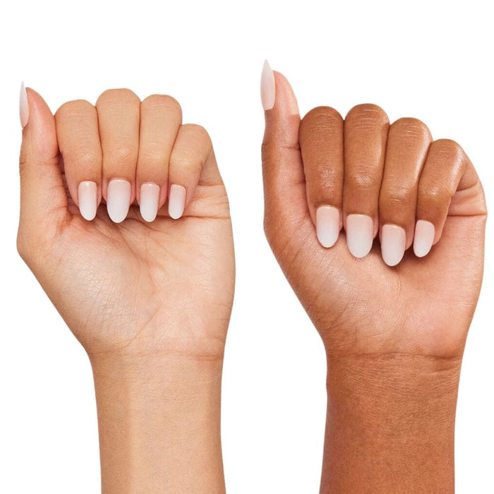 Glamnetic Press-On Nails Creamer two different skin tones