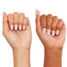 Glamnetic Press-On Nails Creamer two different skin tones