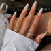 Glamnetic Press-On Nails Creme de Nude stylized