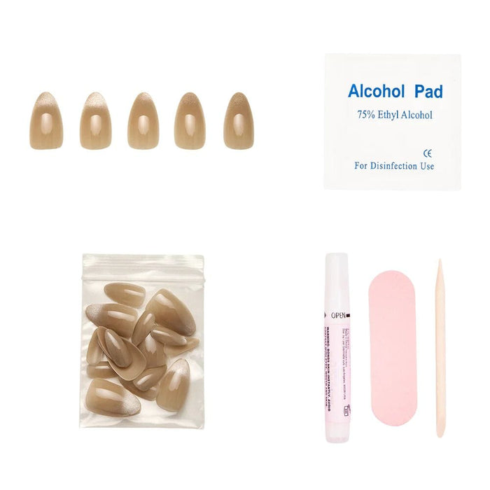 Glamnetic Press-On Nails Honey Bun Kit Contents