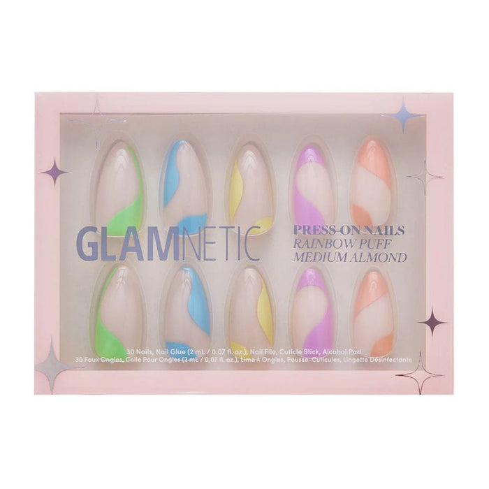 Glamnetic Press-On Nails Rainbow Puff