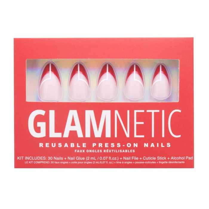 Glamnetic Press-On Nails Red Martini