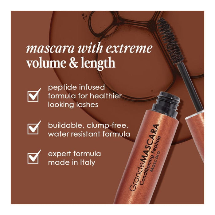 Grande Cosmetics Grande Mascara Conditioning Peptide Mascara Brown key details