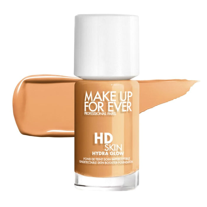 MUFE Hydra Glow Foundation  3R48 Cool Maple with swatch