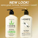 Hempz Age Defying Moisturizing Body Lotion with Peptides + Caffeine old packaging and new packaging.