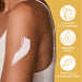 Hempz Age Defying Moisturizing Body Lotion with Peptides + Caffeine arm swatch with benefits.