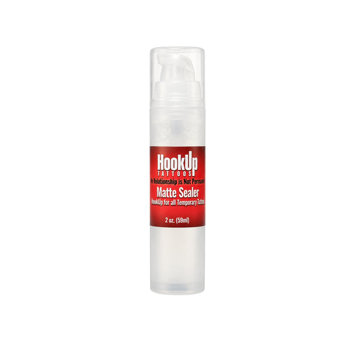 Hook Up Tattoos Matte Sealer 2oz bottle