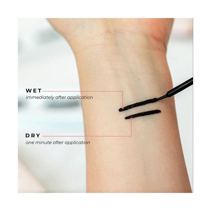 House of Lashes Eyeash Adhesive Dark Black application on wrist