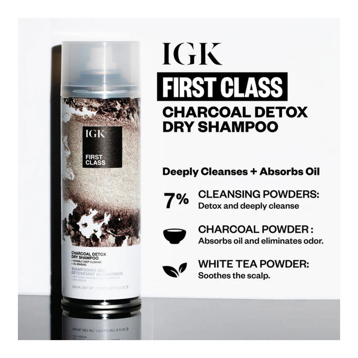 IGK First Class Charcoal Detox Dry Shampoo 6.3oz