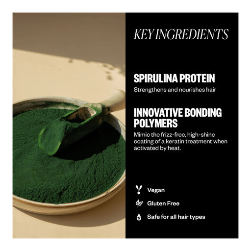 IGK Good Behavior Spirulina Protein Smoothing Spray key ingredients and their benefits 