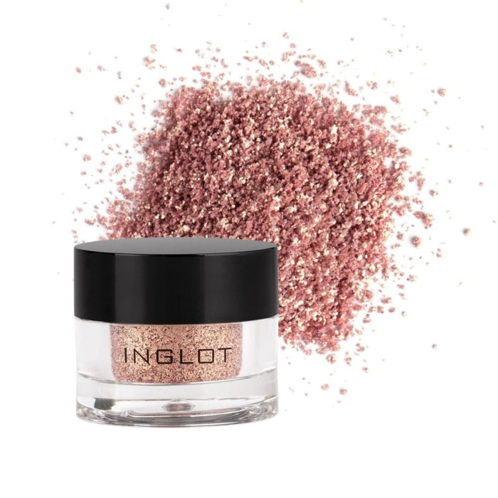 Inglot AMC Pure Pigment Eyeshadow jar 123 with swatch