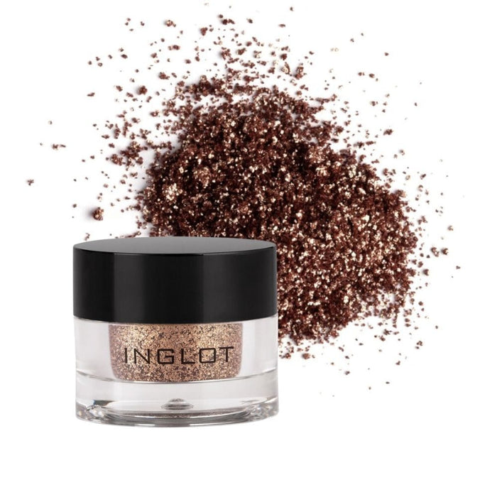 Inglot AMC Pure Pigment Eyeshadow jar 124 with swatch