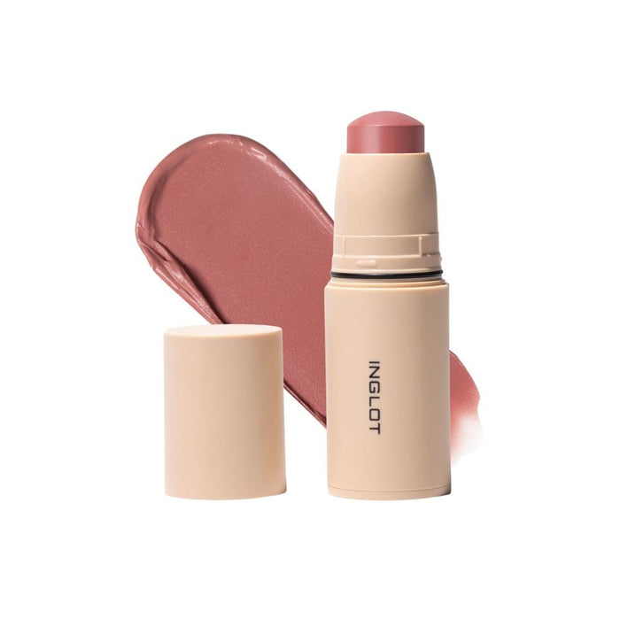 Inglot Cream Stick Blush Classic Pink 212 with swatch