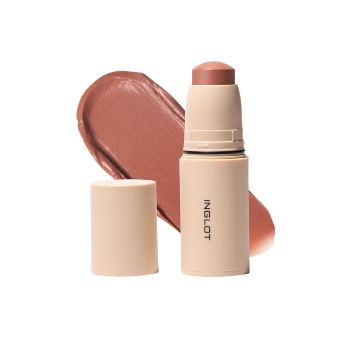 Inglot Cream Stick Blush Rusty Pink 211 with swatch