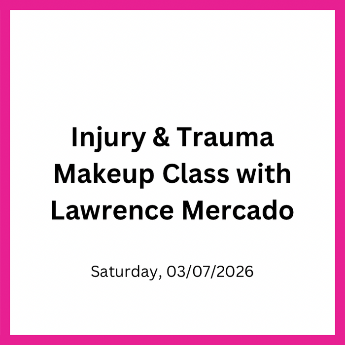 Injury & Trauma Makeup Class with Lawrence Mercado