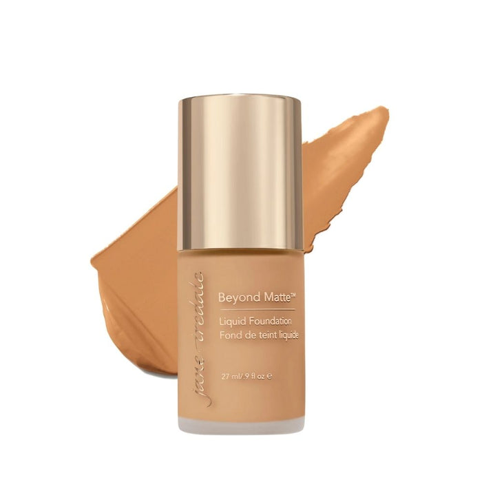 Jane Iredale Beyond Matte Liquid Foundation M10 with swatch