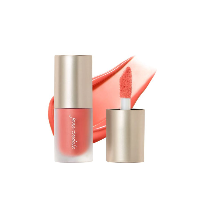 Jane Iredale ColorLuxe Liquid Blush Wild Child with swatch