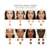 Jane Iredale Beyond Matte Liquid Foundation shade matching chart