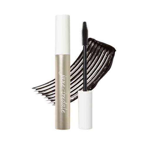Jane Iredale Lash Fixation Tubing Mascara Black with swatch