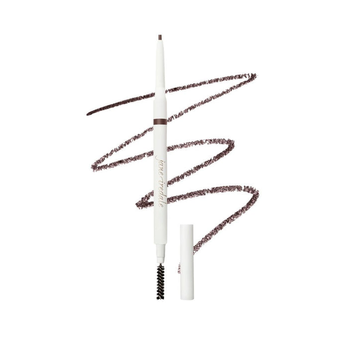 Jane Iredale PureBrow Precision Pencil Dark Brown with swatch behind