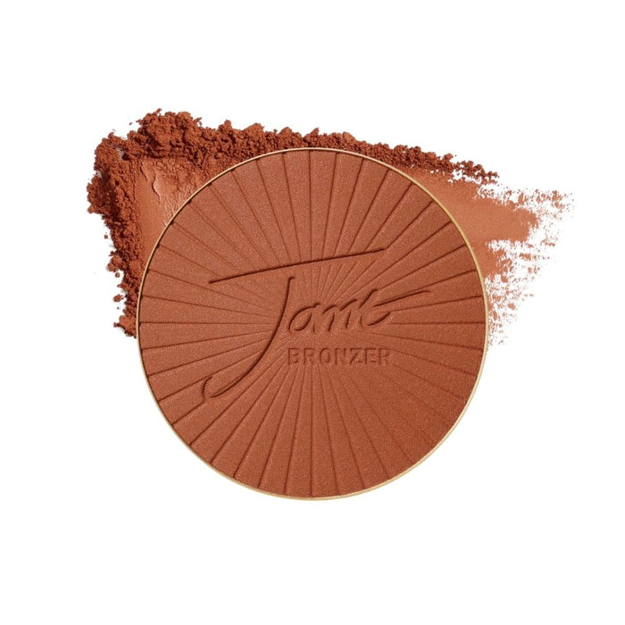 Jane Iredale PureBronze Matte Bronzer Powder Refill Dark with swatch