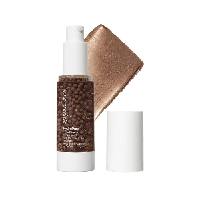 Jane Iredale HydroPure Tinted Serum Deeper 8 with swatch