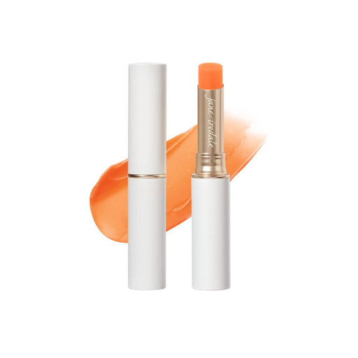 Jane Iredale Just Kissed Lip and Cheek Stain Forever Peach with swatch