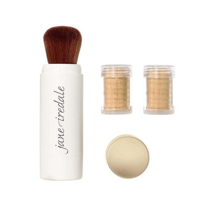 Jane Iredale Powder-Me SPF Sunscreen Refillable Brush Golden