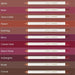 Jane Iredale Lip Pencil shade chart with names