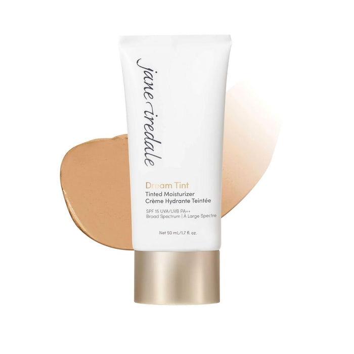 Jane Iredale Dream Tint Tinted Moisturizer Medium with swatch