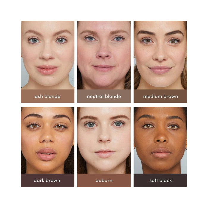 Jane Iredale PureBrow Brow Powder shade chart models