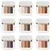 Jane Iredale PurePressed Eye Shadow Triple palettes in a 3x3 grid