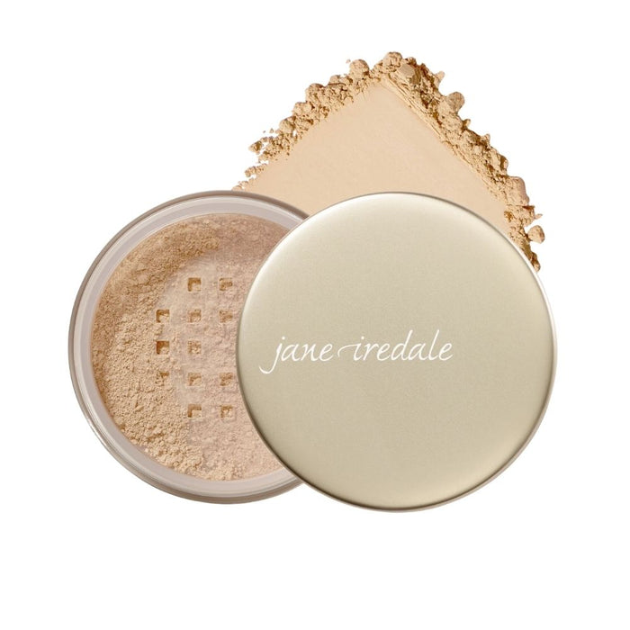 Jane Iredale Amazing Base Loose Mineral Powder Satin with swatch