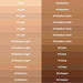 Jane Iredale Skintuition Liquid Foundation Shade Chart with names