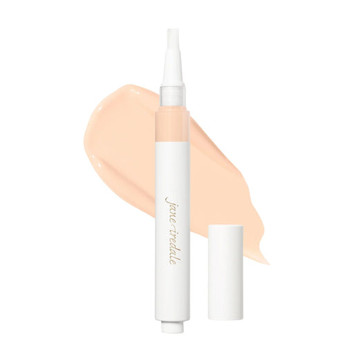 Jane Iredale Skintuition Brightening Under Eye Concealer with Active Peptide Complex Fair 1 with swatch behind